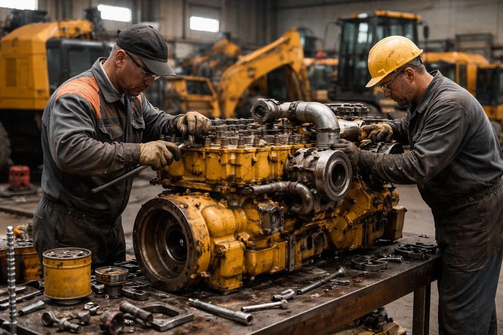 İş Makinaları Motor Tamiri